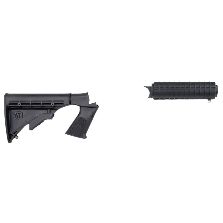 Advanced Technology HRN4100 Shotforce Stock Package Pistol Grip Style Black Synthetic & Ribbed Forend for H&R, New England