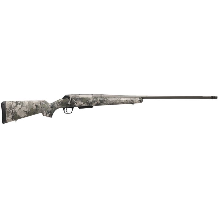 Winchester Repeating Arms 535800226 XPR Extreme 270 Win 3+1 24" Tungsten Cerakote Fluted Threaded Barrel & Drilled & Tapped Steel Receiver, Fixed TrueTimber VSX Synthetic Stock