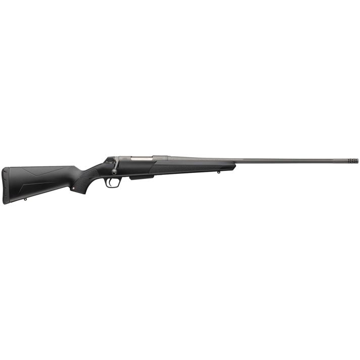 Winchester Repeating Arms 535801294 XPR Extreme 6.5 PRC 3+1 24" Tungsten Cerakote Fluted Threaded Barrel & Drilled & Tapped Steel Receiver, Fixed Black Synthetic Stock