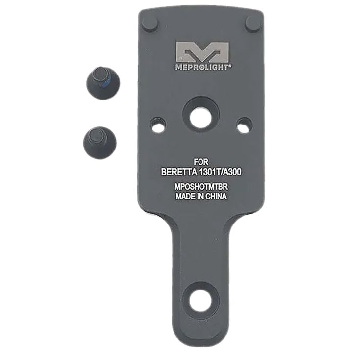 Meprolight USA 901141041 Optics Plate Shotgun Matte Black Aluminum Beretta 1301T/A300 RMR Footprint