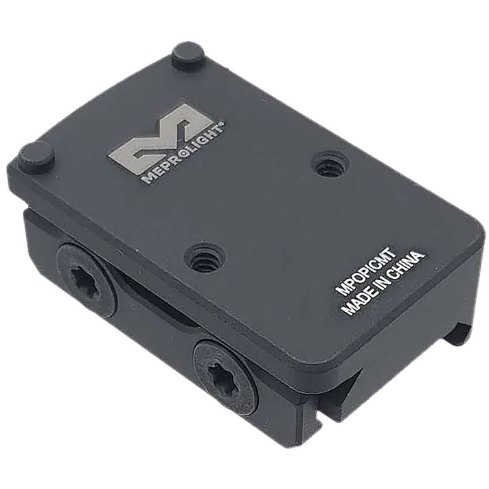 Meprolight USA 901141044 Picatinny RiserMatte Black Aluminum RMR Footprint Mount
