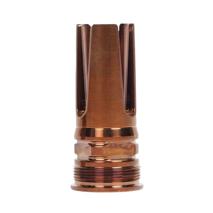 Q LLC ACCFH1/2288.6 Flash Hider8.6 Blackout Steel 1/2"x28 Threads 2.13" OAL