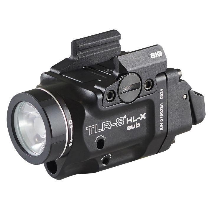 Streamlight 69467 TLR-8Black Aluminum Sig P365/XL 1,000 Lumens Red Laser