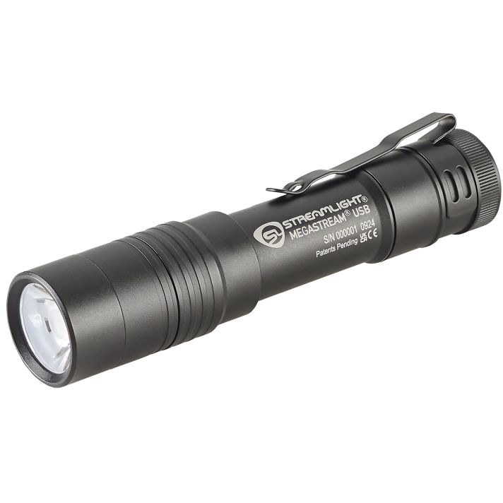 Streamlight 66210 MegaStreamBlack Aluminum, White LED 150/500/1800 Lumens, 92-322 Meters Beam Distance