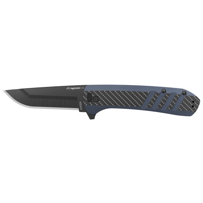 OUTDOOR EDGE VX430C-C RAZOR VX4 3.0" CRBN/BLU G10