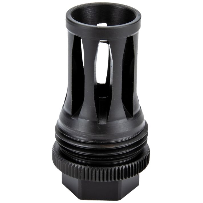Kgm Suppressors A-QD-FH-S-2 Quick Detach Flash Hider Black Nitride Steel 5/8"x24 Threads