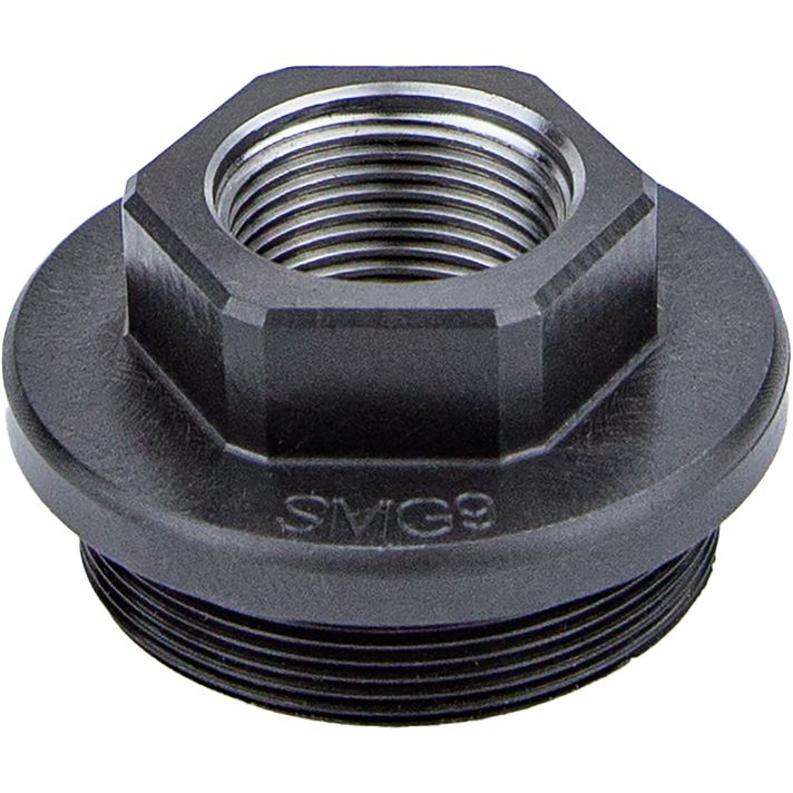 Kgm Suppressors A-SMG9-DTA-S-4 SMG9 Direct Thread Adapter Black Nitride Steel M13.5x1 LH Threads