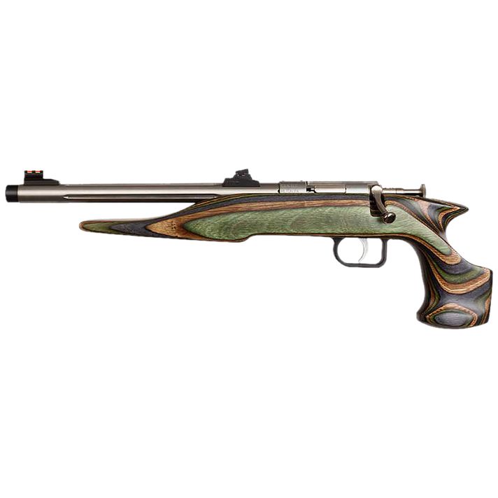 Chipmunk 41105 Hunter Adult 22 Mag 1rd 9" Threaded Stainless Steel Single Shot Barrel, Camo Laminate Stock