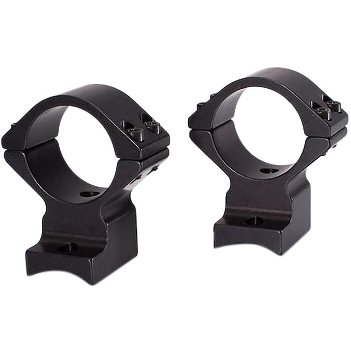 Talley 94X719 Scope Mount/Ring ComboBlack Anodized Aluminum 1" Tube, Savage (8-40) Round Receiver w/Accutrigger, Medium Rings