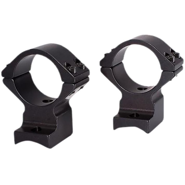 Talley 95X719 Scope Mount/Ring ComboBlack Anodized Aluminum 1" Tube, Savage (8-40) Round Receiver w/Accutrigger, High Rings
