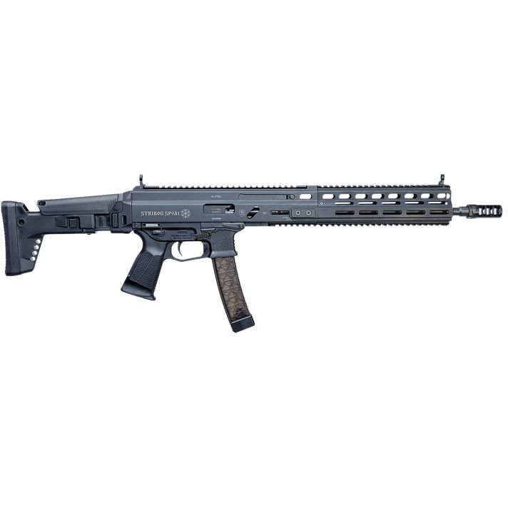 Grand Power 810091157961 Stribog SP9A1 9mm Luger Picatinny Rail, Black Polymer Grip