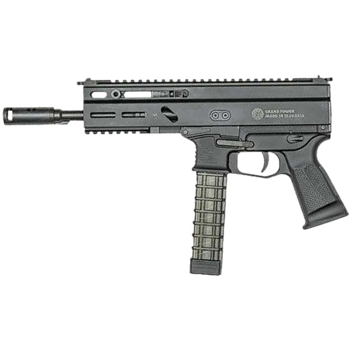 Grand Power 810091158005 Stribog SP9A3 9mm Luger 30+1 16" Black Barrel, Picatinny Rail Receiver & Grip