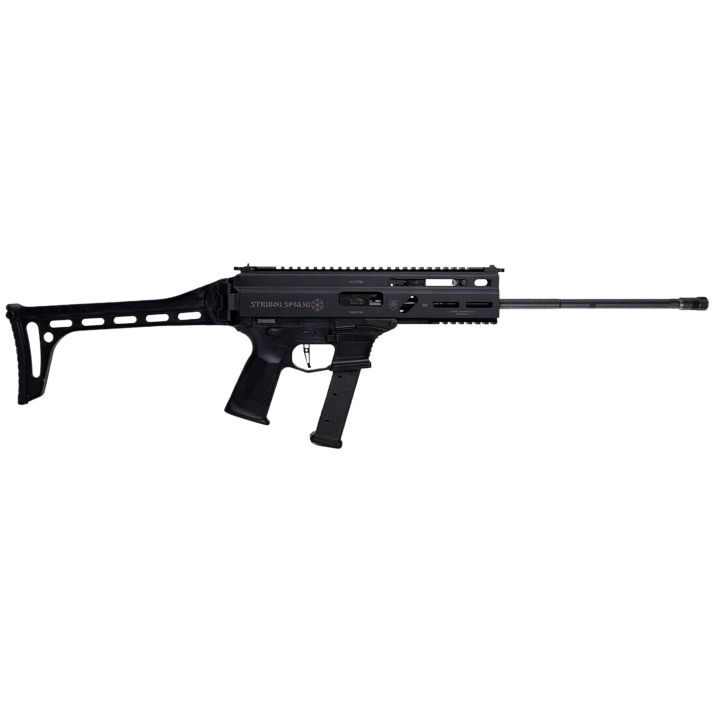 Grand Power 810091156025 Stribog SP9A3G 9mm Luger 16" Black Barrel, Black Receiver, Polymer Stock & Grip