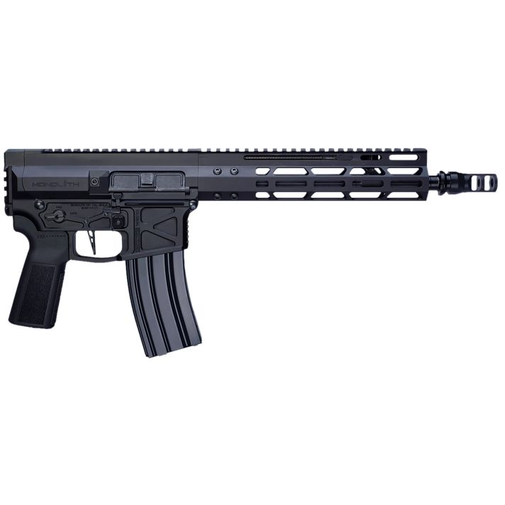 Global Ordnance LLC 197892003230 Monolith 15P 5.56x45mm NATO 30+1 12.50" Black Mono Barrel, M-LOK Handguard, Black Aluminum Picatinny Rail Receiver, Rear Picatinny Rail, B5 P-Grip 23 Grip