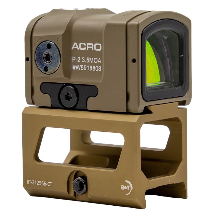 B&T Firearms AP-200777-FDE-M Aimpoint ACRO P-2Flat Dark Earth 1x 3.5 MOA Red Dot Reticle