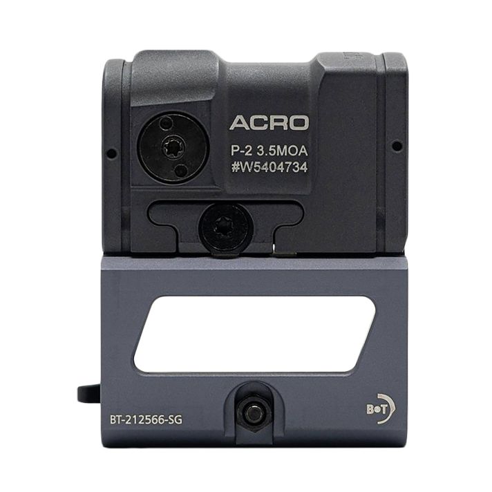 B&T Firearms AP-200871-SG-39-QD Aimpoint ACRO P-2Gray 1x 3.5 MOA Red Dot Reticle