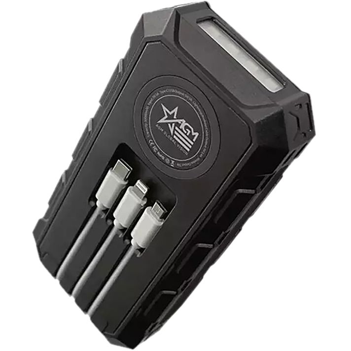 AGM Global Vision 6628XPB31 Solar Power BankBlack 5V