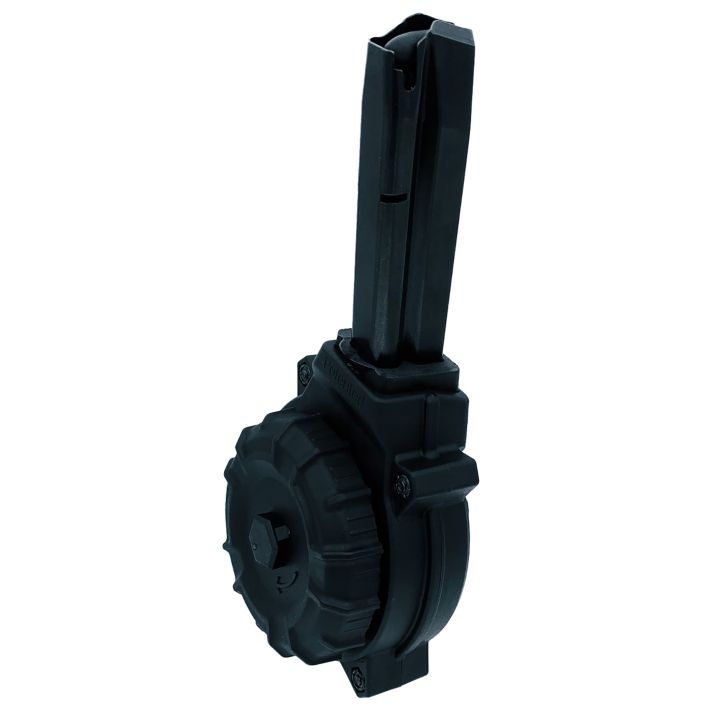 ProMag DRMA47 50rds Drum 9mm Fits CZ-75 Black Polymer