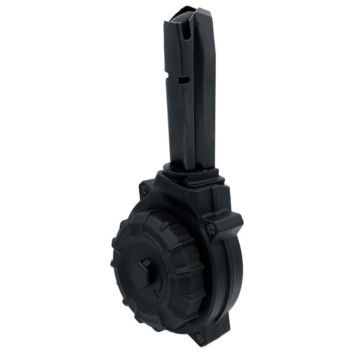 ProMag DRMA64 50rds Drum 40 S&W Black Polymer