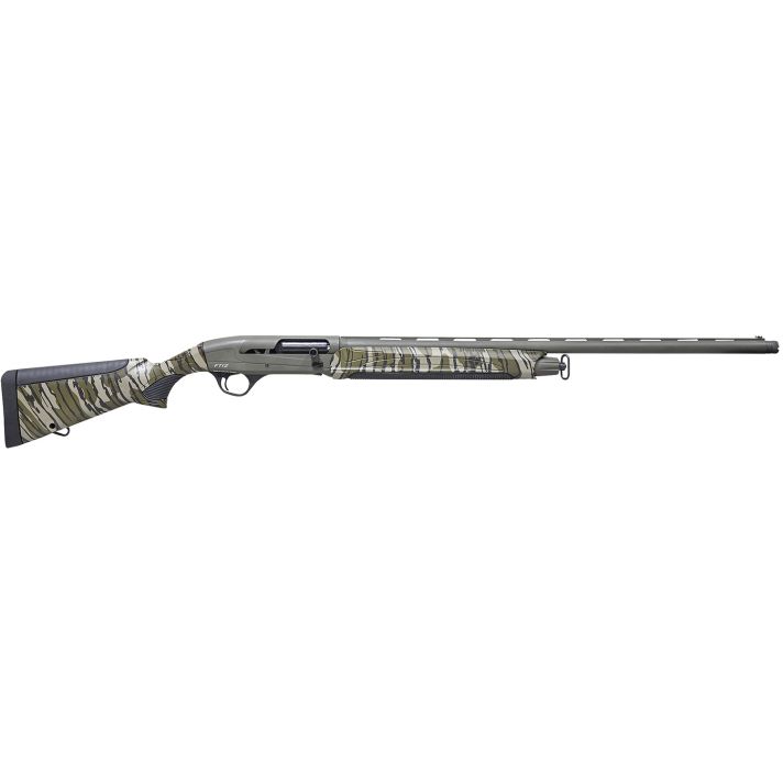 Pointer REXPFT12CAMO Field Tek 12 12 Gauge Semi-Auto 3" 5+1 28" OD Green Cerakote Vent Rib Barrel, OD Green Cerakote Aluminum Receiver, Fixed Mossy Oak Bottomland Synthetic Stock