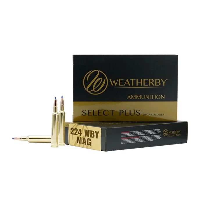Weatherby M22437HCB 224WthbyMag 37gr Hammer Custom 20 Per Box/10 Case