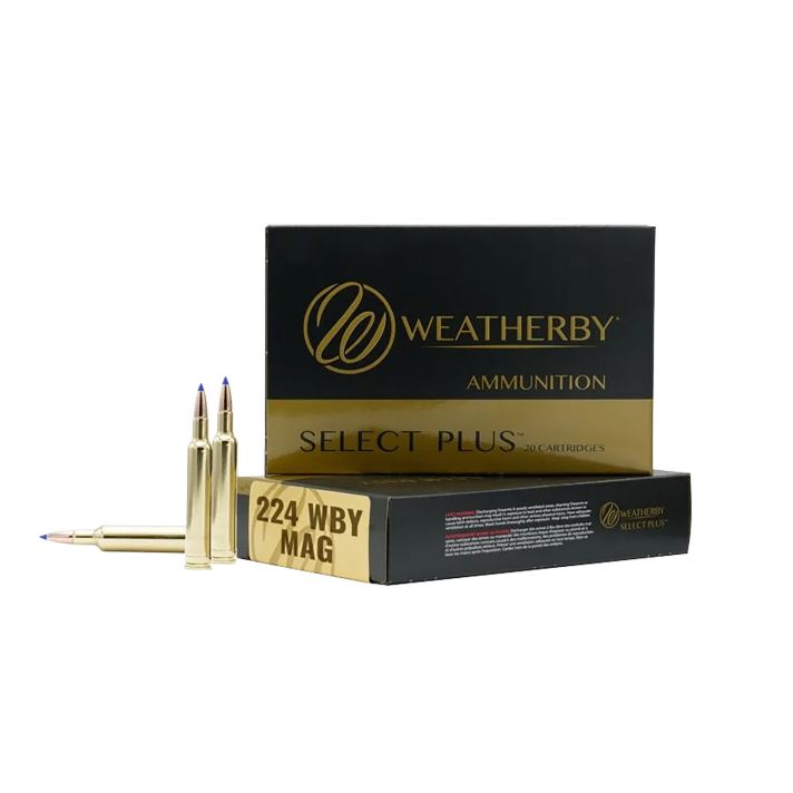 Weatherby R224805FBT 224WthbyMag 80.5gr 20 Per Box/10 Case