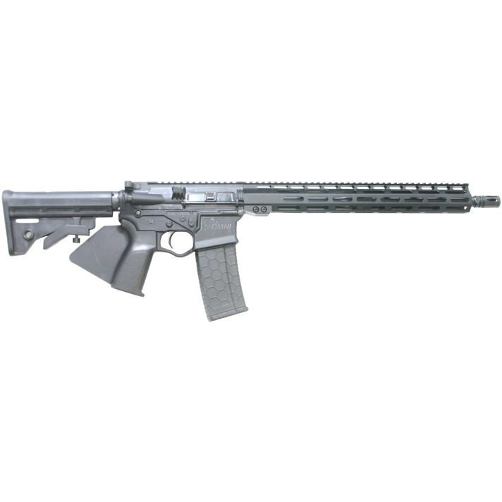 ATI ATIGOMX556ML15CA Omni Hybrid *CA Compliant 5.56x45mm 10+1 16" Black Steel Barrel, Black Picatinny Rail Polymer Receiver, 15" M-LOK Handguard, Fixed Black Synthetic Stock, Black Polymer Grip