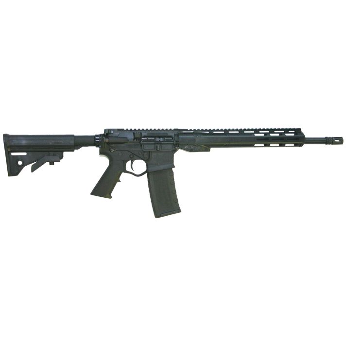ATI ATIGAX30013ML Alpha Maxx300 Blackout 60+1 16" Black Threaded Barrel, Black Picatinny Rail Polymer Receiver, 13" Polymer Handguard, ATI MM4 Black Synthetic Stock, Black Polymer Grip, Right Hand