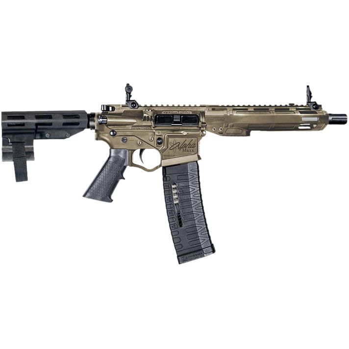 ATI ATIGAX5567MLCFDE Alpha Maxx5.56x45mm 60+1 7.50" Black Threaded Barrel, Polymer M-LOK Handguard, Flat Dark Earth Picatinny Rail Receiver