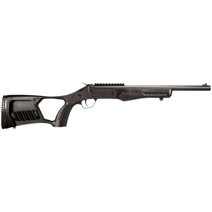 Rossi SSPS45-BKFS Survival45 Colt (Long Colt)/410 Bore Single Shot 16" Black Oxide Alloy Steel Barrel, Black Picatinny Rail Polymer Receiver, Thumbhole w/Shell Holder Black Polymer Stock