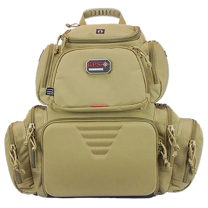GPS Bags GPS1711BPT HandgunnerBackpack 1000D Nylon Tan