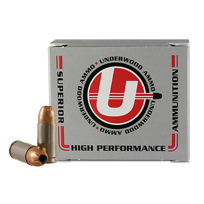 Underwood Ammo 139 9mm+P 147gr Jacketed Hollow Point 20 Per Box/10 Case