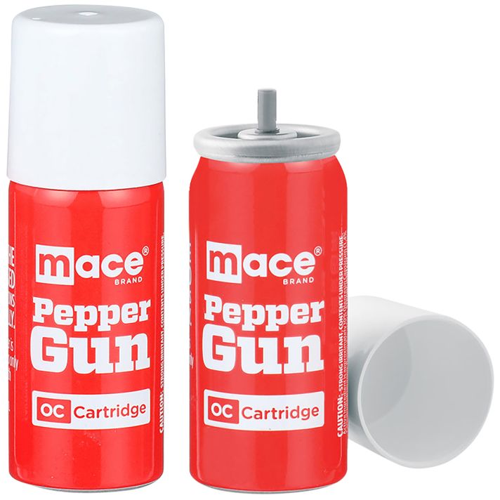 Mace 80421Pepper Cartridges OC Pepper Range 25ft 2Pack
