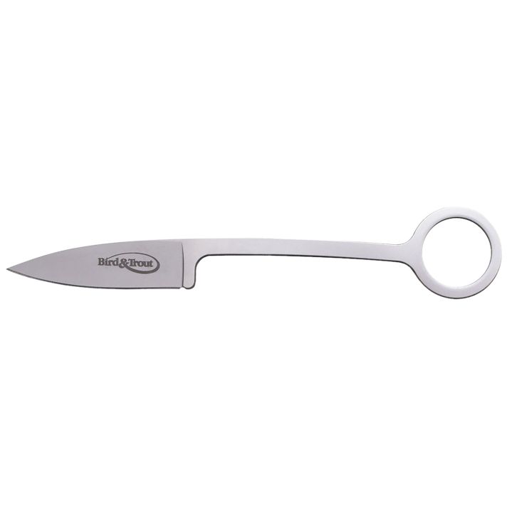 Cold Steel CS20BTJ Bird & Trout2.25" AUS-8A SS Plain Drop Point Bead Blasted Blade, 4.06" Bead Blasted AUS-8A SS Handle