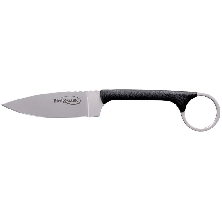 Cold Steel CS20A Bird & Game3.50" Fixed Drop Point Plain AUS-8A SS Blade, 3.75" Black Textured Polymer Handle