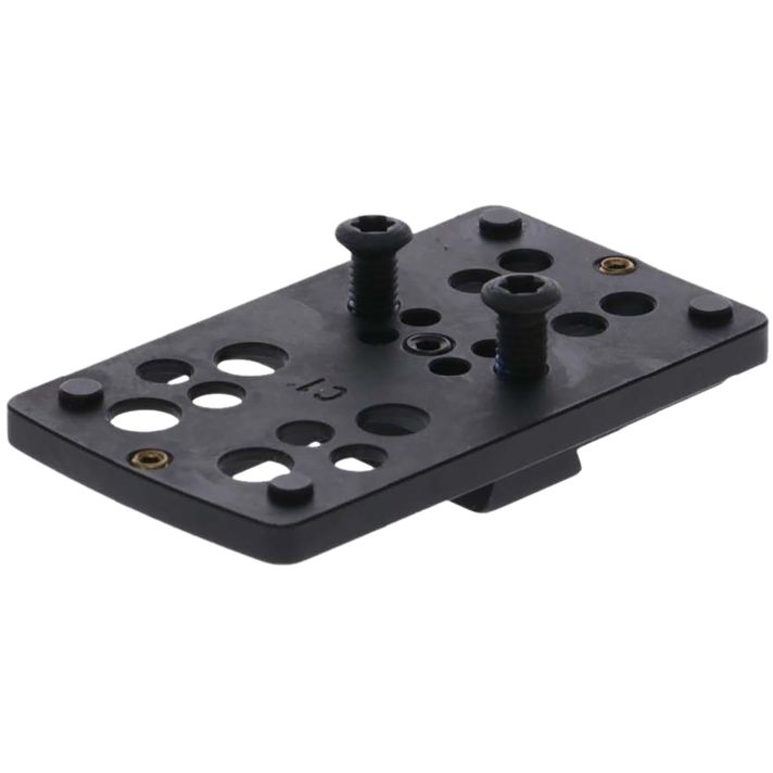TruGlo TGTG8950C2 Pistol Red Dot Sight MountBlack Nitride Fortress Steel Trijicon RMR Mount
