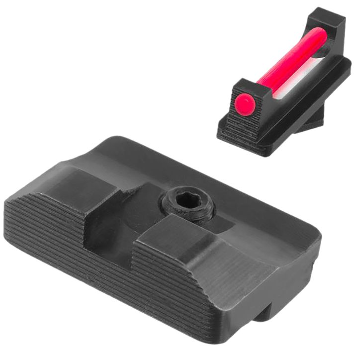 TruGlo TGTG132CZ1 Fiber-Optic ProRed Fiber Optic Front/Blacked Rear/Black Frame Fits CZ SP