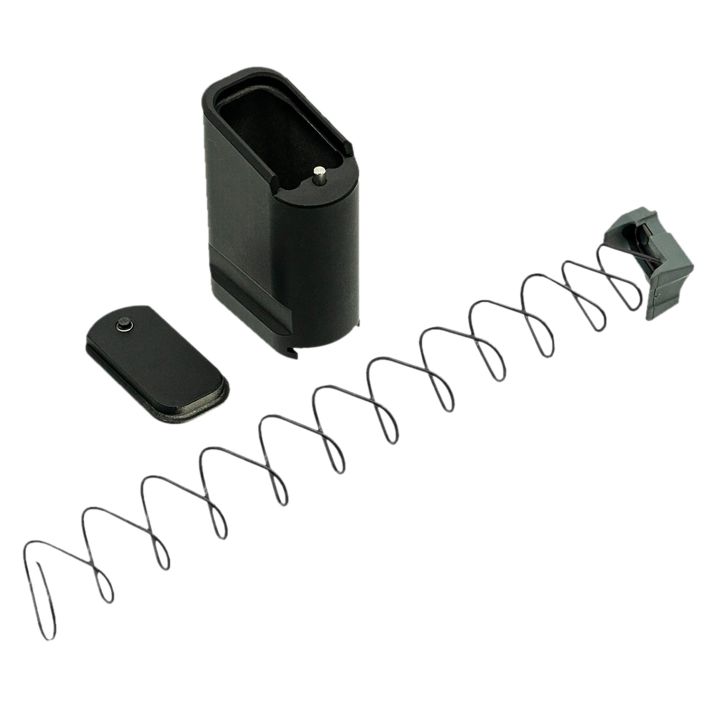 Shield Arms SAS15ME10BLK Magazine ExtensionExtended 10rd Compatible w/ Shield Arms S15 Magazine Black Anodized Aluminum