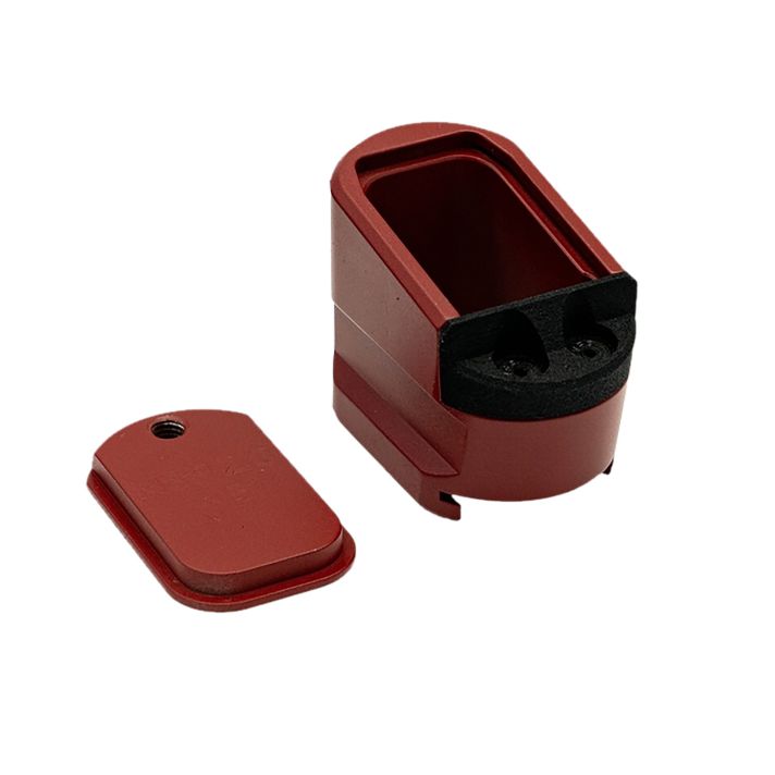 Shield Arms MPME5RED Magazine Extension5rd Compatible w/ Shield Arms M&P 2.0 Red Anodized Aluminum
