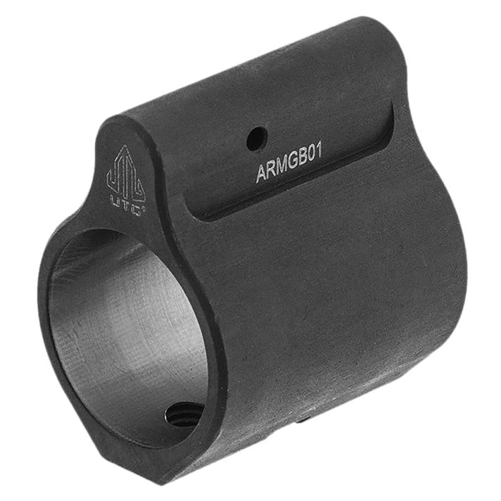 Leapers MNTARMGB01 Micro Gas Block.750" Phosphate Steel 1.15"
