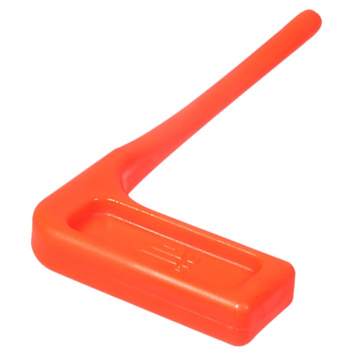 Leapers RBCSF06 Chamber Safety Flag Orange Polymer 3.50" Long 6 Pack