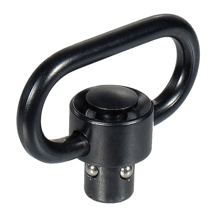 Leapers TLQDSW18 QD Sling SwivelBlack 1.38" Push Button Steel