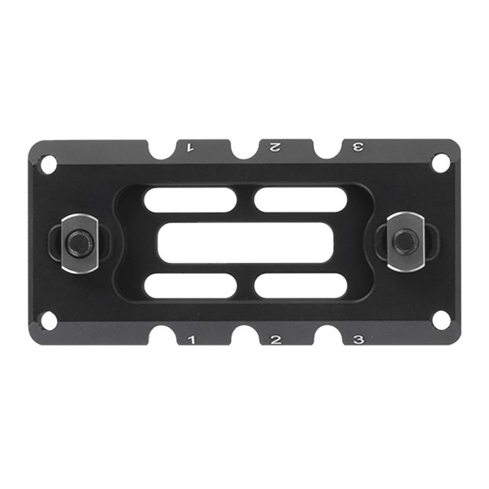 Leapers TLUMA01 ARCA Rail 3.10 Slot M-LOKMatte Black Anodized Aluminum 3.10" Long M-LOK Mount