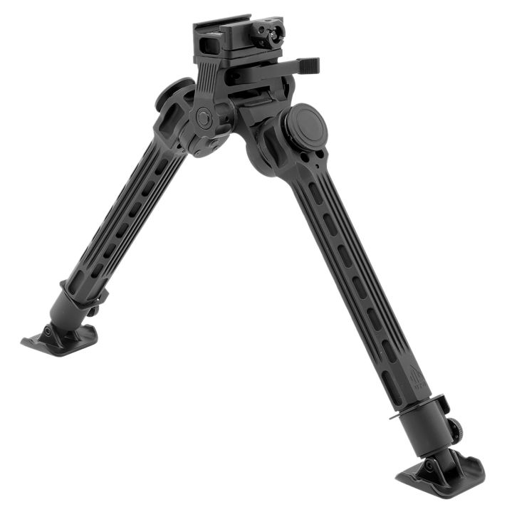 Leapers TLBPFS01A Big BoreBipod Black Anodized 9-14" Aluminum/Steel
