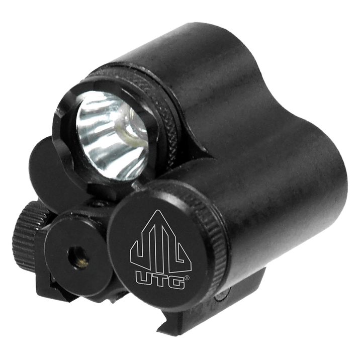 Leapers LTELP28R Black Anodized Aluminum 120 Lumens CREE LED IRB Bulb Red Laser Picatinny Mount