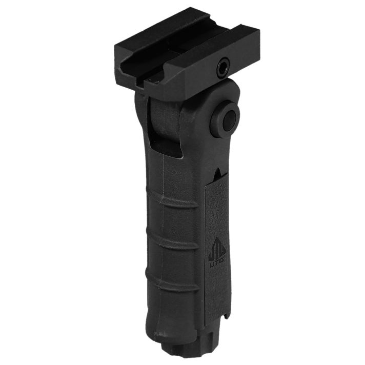 Leapers RBFGRP170B Vertical ForegripBlack Polymer