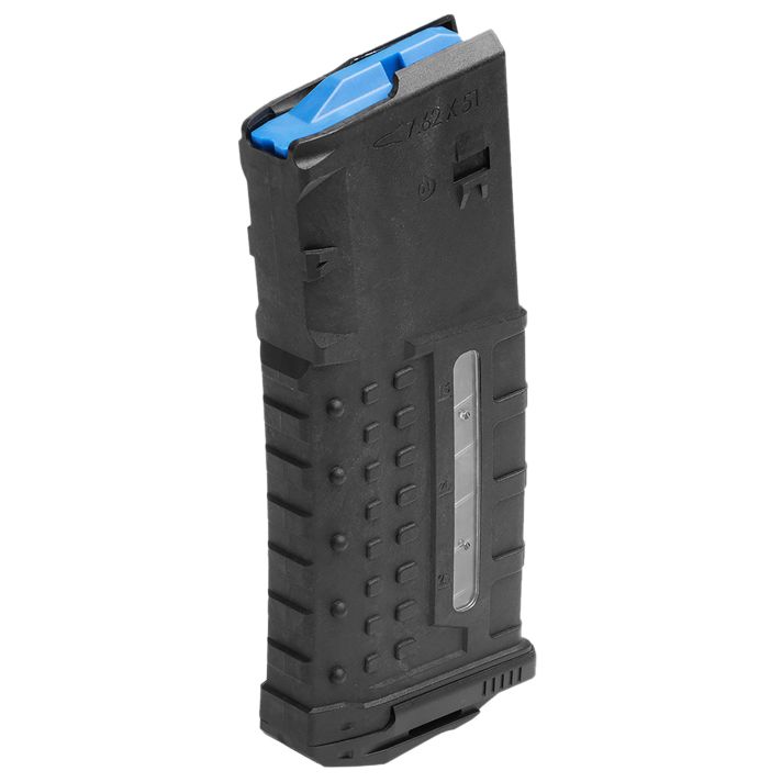 Leapers RBTDM25 25rd Windowed 308 Win Black Polymer/Steel