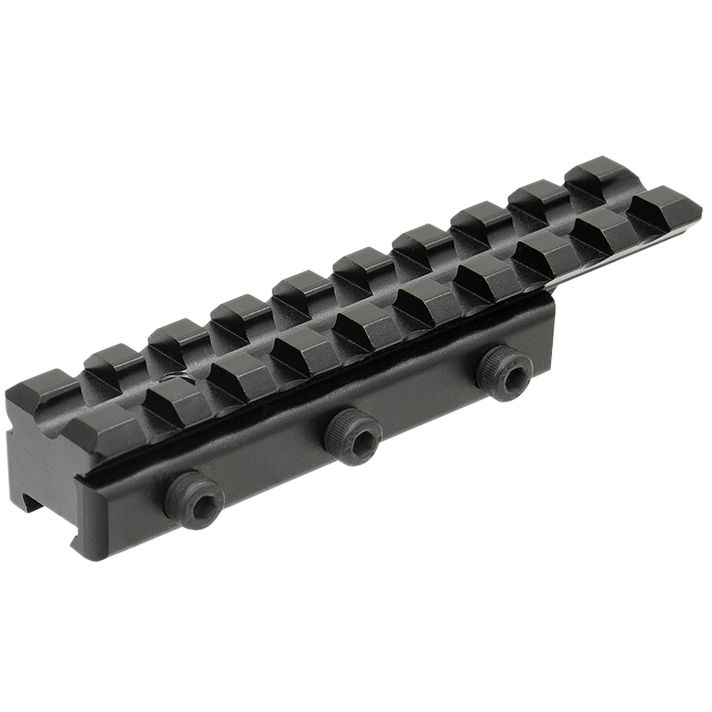 Leapers MNTPMTOWLA Picatinny Adapter MountMatte Black Anodized Aluminum Dovetail Mount