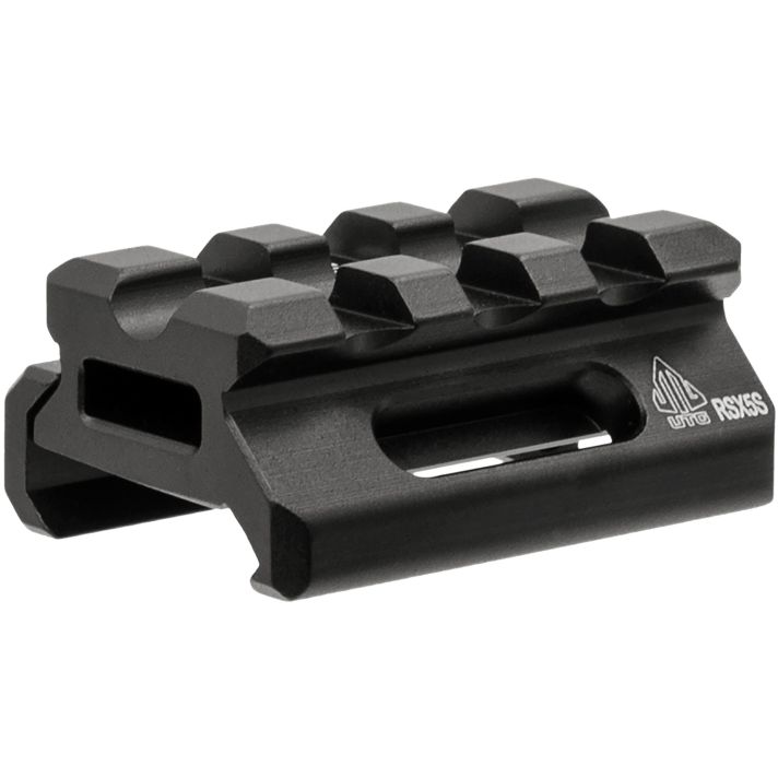 Leapers MTRSX5S Picatinny RiserMatte Black Anodized Aluminum Picatinny/Weaver Mount