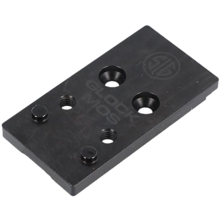 Sig Sauer Electro-Optics SOR2M102 Romeo2 Adapter Plate Black Glock MOS Handgun